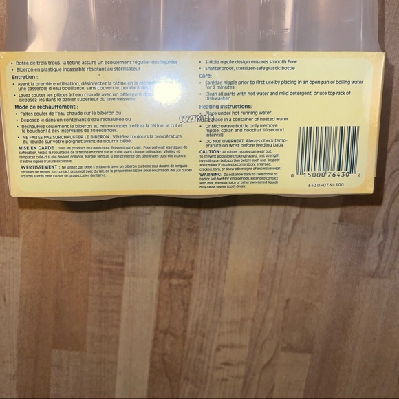 Lot of 6 Gerber Baby Bottles 9 oz Clear View Rubber Nipple - Picture 4 of 5